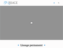 Tablet Screenshot of lissage.info